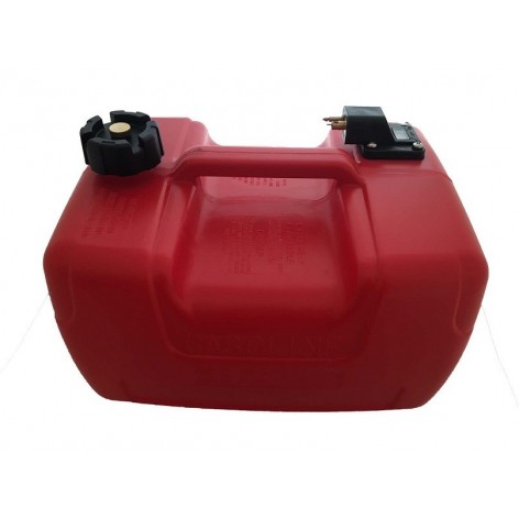 Réservoir Carburant 12L DIFU - Pour Hors-bord, Plastique Anti-UV, Poignée De Transport