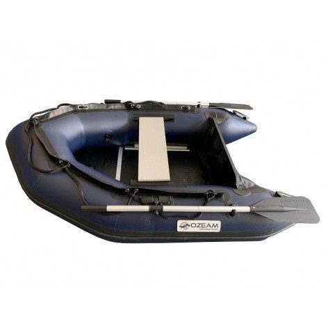 Barcas hinchables OZEAM 200 con suelo completo de madera y quilla hinchable