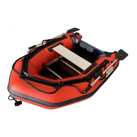 Barcas hinchables OZEAM 200 con suelo completo de madera y quilla hinchable