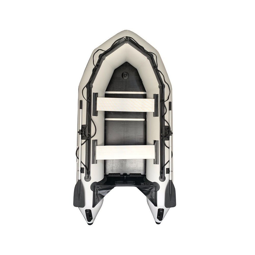 Boat Inflatable OZEAM 300 Complete wood floor with inflatable keel
