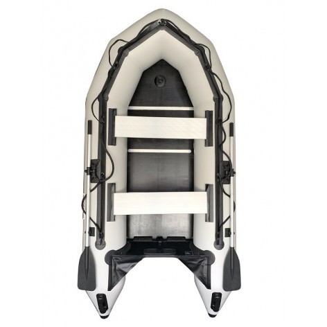 Boat Inflatable OZEAM 300 Complete wood floor with inflatable keel