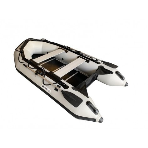 Boat Inflatable OZEAM 300 Complete wood floor with inflatable keel