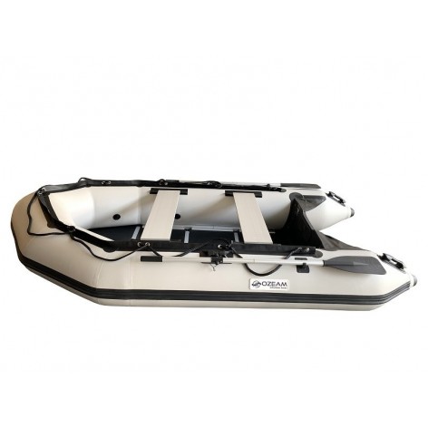 Boat Inflatable OZEAM 300 Complete wood floor with inflatable keel