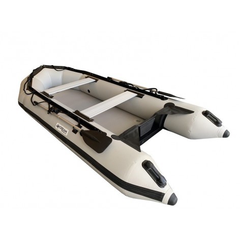 OZEAM 330 Pneumatic Boat with INFLATABLE FLOOR and KEEL, PLUS FULL WOOD FLOOR, AS A GIFT !!!!