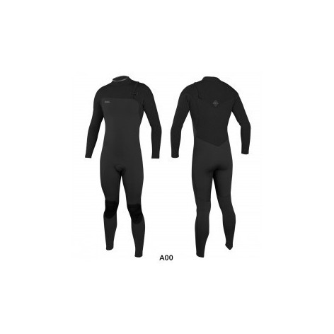O'NEILL 2022 HYPERFREAK COMP 4/3 ZIPLESS FULL NEOPRENE WETSUIT- BLACK