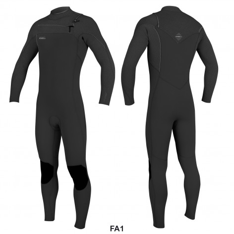 NEOPRENO O'NEILL 2022 HYPERFREAK 4/3 CHEST ZIP FULL - PRETO
