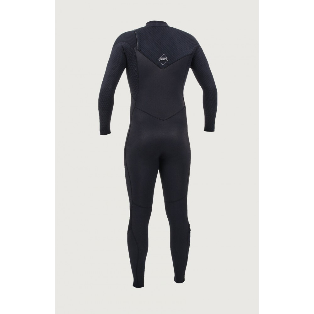 O'NEILL 2022 HYPERFREAK 5/4 CHEST ZIP FULL NEOPRENE SUIT - BLACK