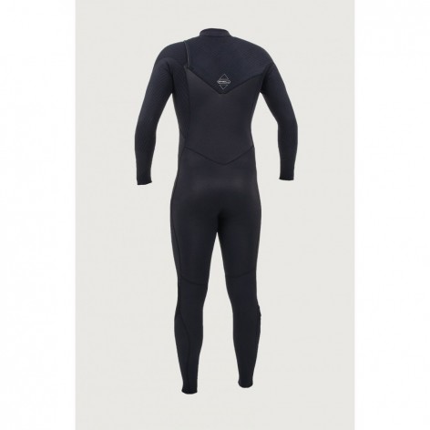 O'NEILL 2022 HYPERFREAK 5/4 CHEST ZIP FULL NEOPRENE SUIT - BLACK