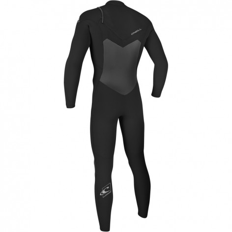 O'NEILL 2022 HYPERFREAK 5/4 CHEST ZIP FULL NEOPRENE SUIT - BLACK