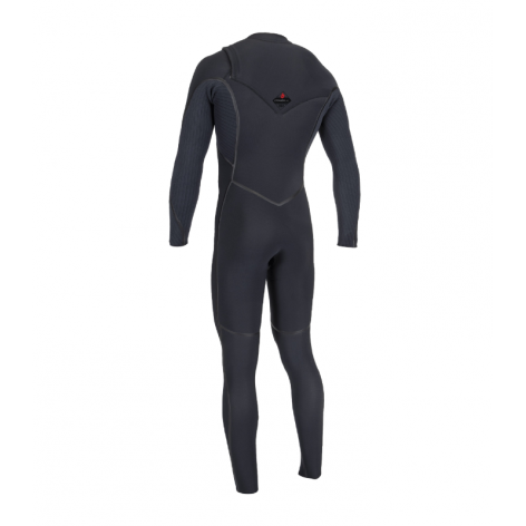 O'NEILL HYPERFREAK FIRE 5/4+ CHEST ZIP FULL FATO DE SURF MODELO 2023 - PRETO