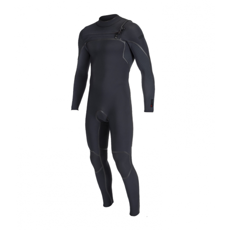 O'NEILL 2023 HYPERFREAK FIRE 5/4+ CHEST ZIP FULL MODELO 2023 TRAJE DE NEOPRENO - NEGRO