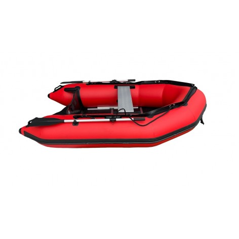 Barco inflável OZEAM 249L com piso DE MADEIRA - MODELO DE TUBO LARGO