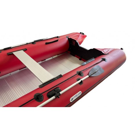 Barco inflável OZEAM 470 D-PROA com piso de ALUMÍNIO e quilha