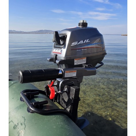 Motor fueraborda Sail 2,5cv 4 tiempos de eje corto