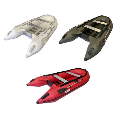 Gommone OZEAM 360 D-PRUA con pavimento di STECCHE DI LEGNO