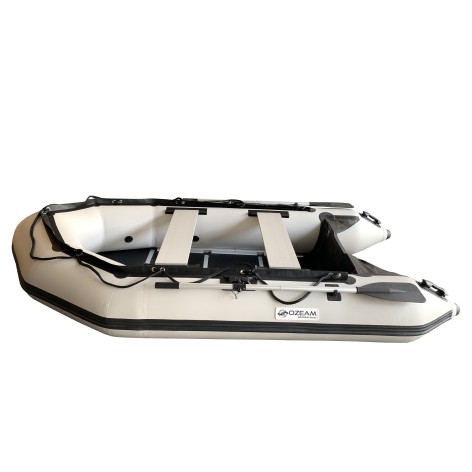 OZEAM 300 inflatable boat with full aluminum floor and inflatable keel