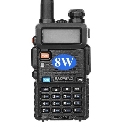 Dual Band Radio BAOFENG UV-5R Black Color