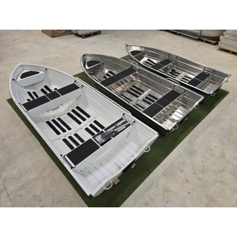 Bass Boat OZEAM da 4,2 m imbarcazione rigida in alluminio