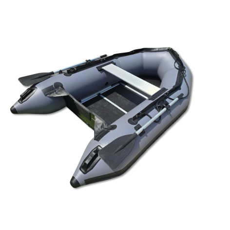 Barco inflável OZEAM 249L com piso DE MADEIRA - MODELO DE TUBO LARGO