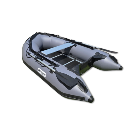 Barco inflável OZEAM 249L com piso DE MADEIRA - MODELO DE TUBO LARGO
