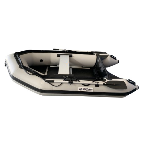 Bateau pneumatique OZEAM 249L avec plancher en aluminium complet et quille gonflable