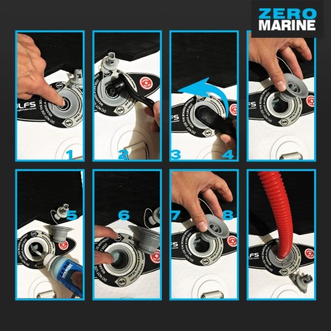 Reparado De Pinchazos Zero Marine 250 Ml