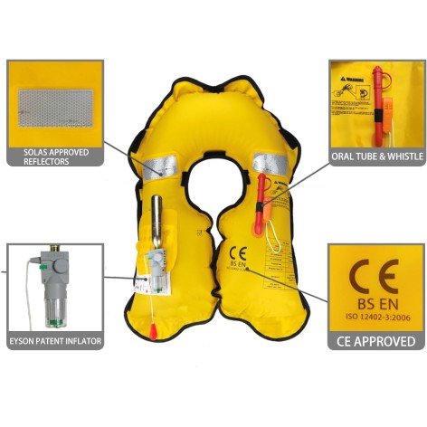 Automatic Inflatable Life Jacket 150N