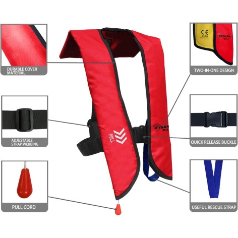 Automatic Inflatable Life Jacket 150N