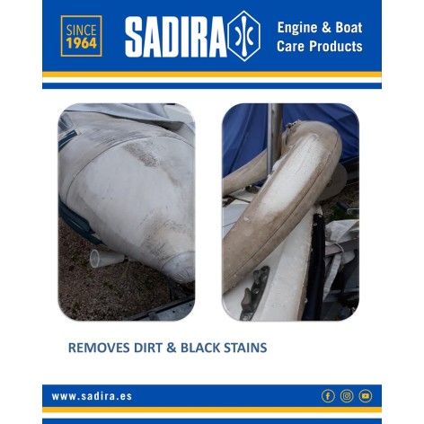 Nettoyant bateaux pneumatiques Sadira 1L