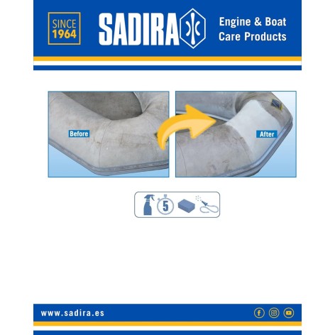 Nettoyant bateaux pneumatiques Sadira 1L