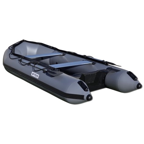 Bateau pneumatique OZEAM 300 avec plancher bois et quille gonflable