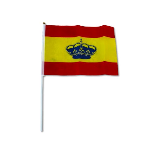Spain Flag 27 x 20 cm with crown