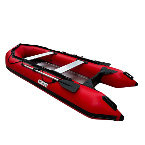 OUTLET-Gommone OZEAM 300 con fondo in alluminio completo e chiglia gonfiabile